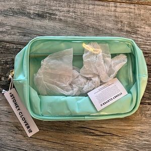 Stoney Clover Lane cotton candy large clear front NWT